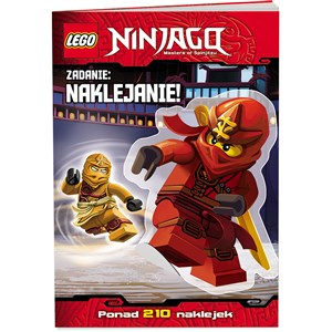 Obrazek Lego Ninjago Zadanie naklejanie!