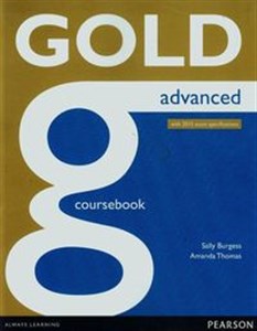 Obrazek Gold Advanced Coursebook with 2015 exam specifications