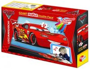 Obrazek Puzzle dwustronne gigant Auta 33 + mazaki