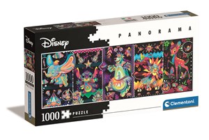 Obrazek Puzzle 1000 panoramiczne Disney classics 39659