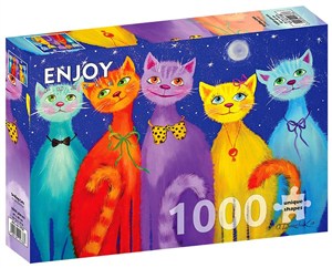 Obrazek Puzzle 1000 Uśmiechnięte koty