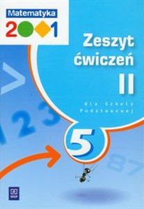 Picture of Matematyka 2001 5 Zeszyt ćwiczeń Część 2 szkoła podstawowa