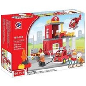 Picture of Klocki Straż pożarna 60 elementów