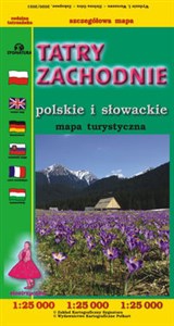 Obrazek Tatry Zachodnie Polskie i Słowackie mapa turystyczna 1;25 000