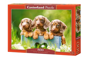 Picture of Puzzle 500 Cute Dachshunds