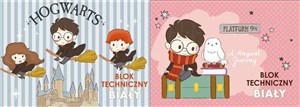 Picture of Blok techniczny A4/10K biały Harry Potter