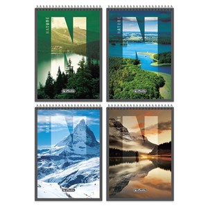 Obrazek Kołonotatnik A7/40K kratka Nature (20szt)