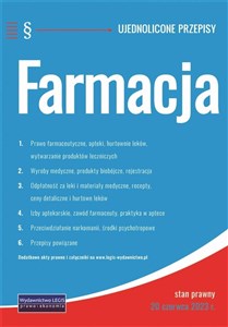 Obrazek Farmacja - ujednolicone przepisy