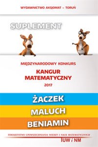 Obrazek Matematyka z wesołym kangurem Suplement 2017 Żaczek Maluch Beniamin