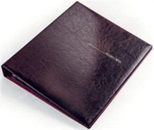 Picture of Wizytownik 400 winyl bordo