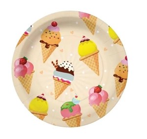 Picture of Talerze papierowe okrągłe eko 23 cm 10szt