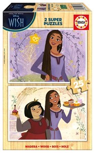 Picture of Puzzle drewniane 2x25 Życzenie