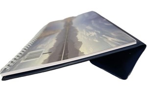 Picture of Kalendarz 2026 biurkowy z podkładką plastikową PCV