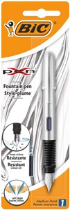 Obrazek Pióro wieczne BIC XPen chrome silver niebieskie blister 1szt.