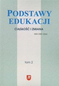 Picture of Podstawy edukacji Tom 2 Ciągłość i zmiana