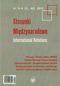 Picture of Stosunki Międzynarodowe 3-4/2010 International Relations
