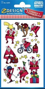 Picture of Naklejki Świąteczne - Mikołaje