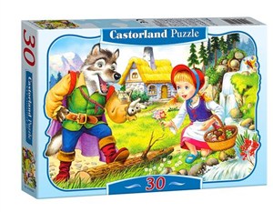 Picture of 30x PUZZLE KARTONOWE CZERWONY KAPTUREK WIEK 4+