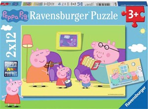 Picture of Puzzle 2D 2x12 Świnka Peppa 7596
