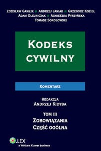 Picture of Kodeks cywilny Komentarz Tom 3 Zobowiązania Część ogólna