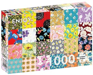 Picture of Puzzle 1000el Kwiecisty patchwork