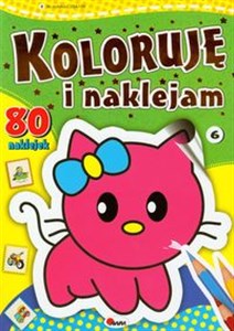 Obrazek Koloruję i naklejam 6 80 naklejek