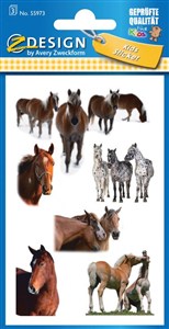 Picture of Naklejki papierowe konie