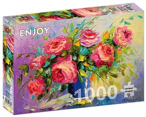 Obrazek Puzzle 1000 Bukiet róż