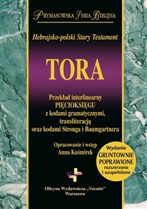 Obrazek Hebrajsko-polski Stary Testament TORA Przekład interlinearny Pięcioksięgu z kodami gramatycznymi, transliteracją oraz kodami Stronga i Baumgartnera