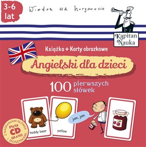 Picture of Angielski dla dzieci 100 pierwszych słów Książka + karty obrazkowe