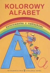 Obrazek Kolorowy alfabet Kolorowanka z naklejkami (żółta)