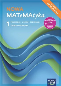 Picture of Nowa MATeMAtyka 1 Podręcznik Zakres podstawowy Liceum technikum