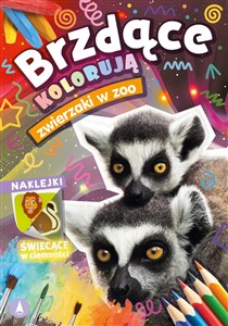 Picture of Brzdące kolorują Zwierzaki w zoo (naklejki świecące w ciemności)