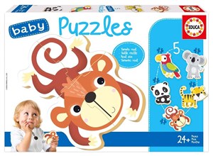 Obrazek Puzzle 3-5 Dzikie zwierzęta 2