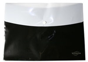 Obrazek Teczka A4 zatrzask czarna