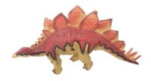 Obrazek Dinozaury malowane - Stegosaurus