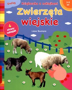 Picture of Zwierzęta wiejskie Książeczka z naklejkami 3-5 lat