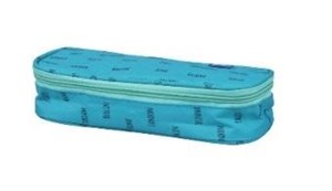 Obrazek Piórnik z klapką niebieski 24cm