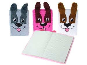 Obrazek Notes A5/40K pluszowy MIX