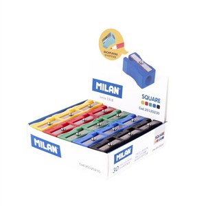 Obrazek Temperówka plastikowa Basic mix (30szt) MILAN