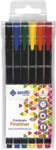 Obrazek Cienkopis Zenith 6 kolorów