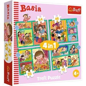 Obrazek Puzzle 4w1 Przygody Basi Harper Collins 34606