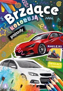Picture of Brzdące kolorują Pojazdy (naklejki świecące w ciemności)