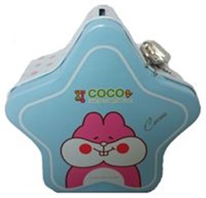 Obrazek Skarbonka gwiazda Coco  jasnoniebieska