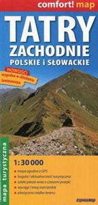 Obrazek Tatry Zachodnie polskie i słowackie mapa turystyczna 1:30 000