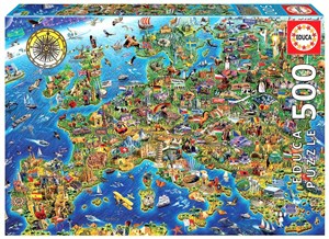 Picture of Puzzle 500 Mapa Europy G3