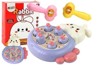 Obrazek Królik do zbijania marchewki Whac-A-Mole fiolet