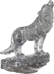Picture of Crystal Puzzle - Wilk (czarny)