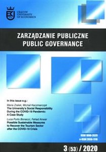 Picture of Zarządzanie Publiczne 3 (53) 2020