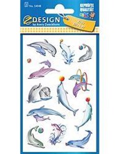 Picture of Naklejki papierowe delfiny
